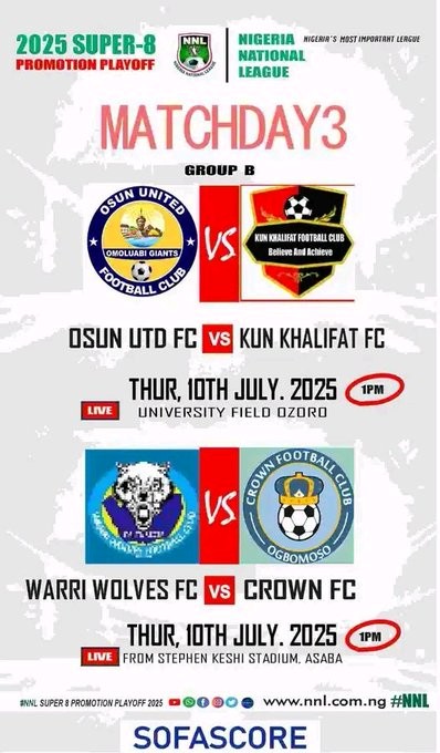 Decisive Day in the NNL Super 8, teams battle for NPFL ticket