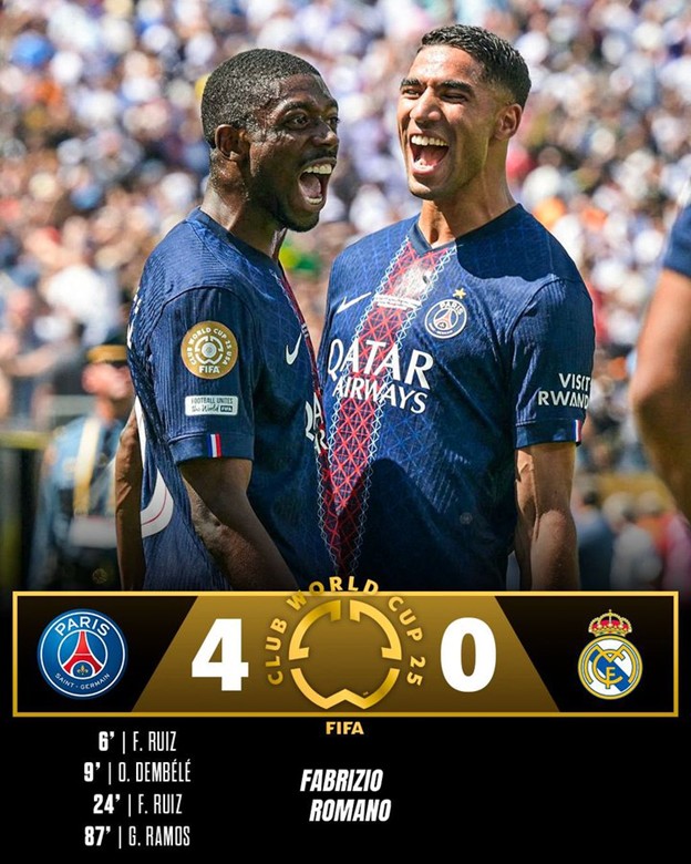 PSG demolish Real Madrid