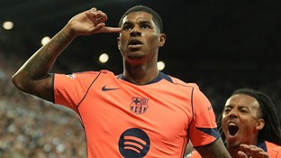 UCL: Rashford bags brace for Barcelona