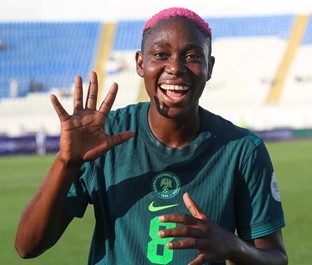 Oshoala seeks better protection for Nigerian girl-child