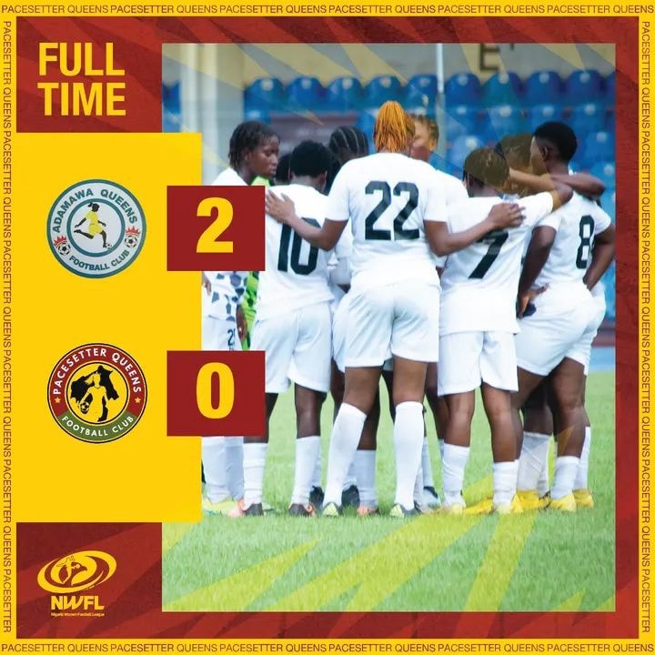 Pacesetter Queens Beat Adamawa Queens 2–0